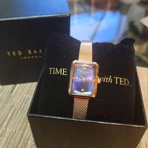 NWT Ted Baker London Analog Watch. Rose Gold